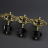 Rodgers Tuners L111 Br Jet Black Jewelled