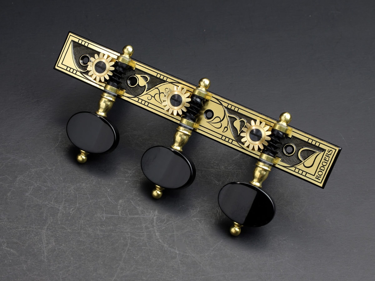 Rodgers Tuners L670 Brass Blackened Jet