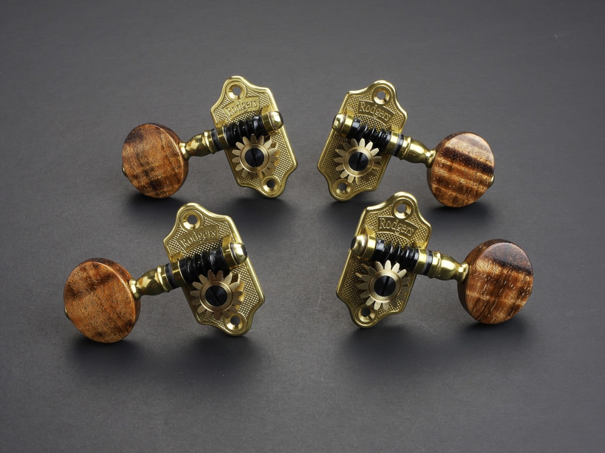 Rodgers Tuners SS35 Brass Small Koa