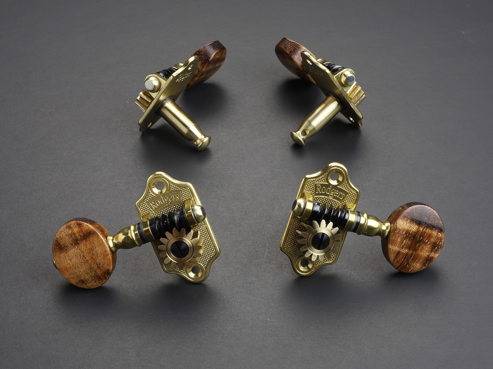 Rodgers Tuners SS35 Brass Small Koa