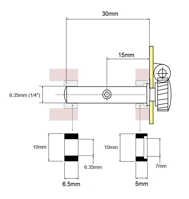 Steel String Slotted Head Dimensions