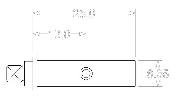 Dimensions Roller 6-35x13x25