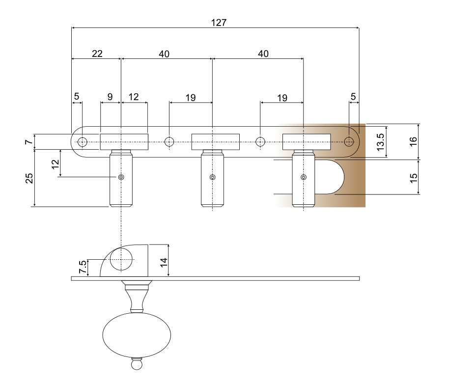 Standard Lacote 40x127mm