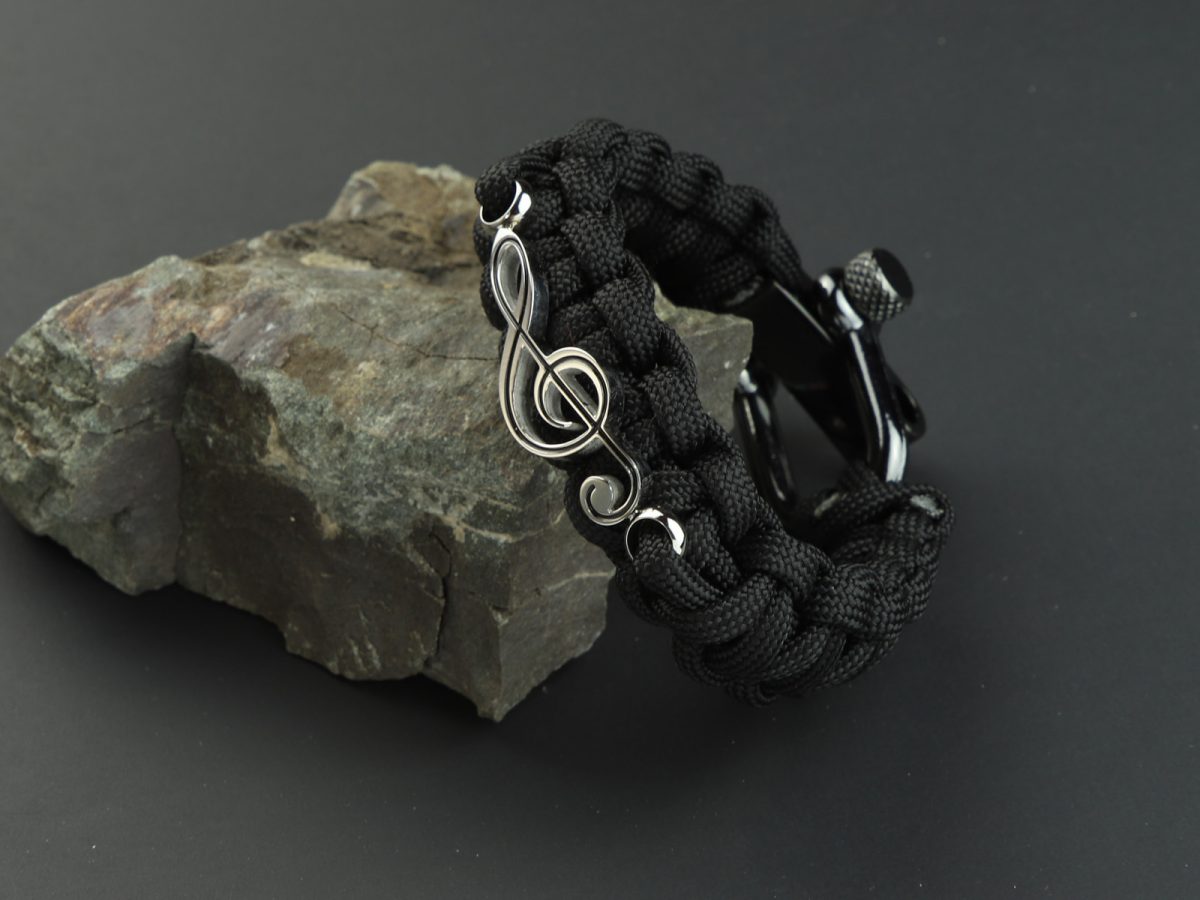 Paracord Clef Bracelet by Paracord Warrior