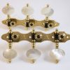L224 Brass with Oval Light MOP buttons