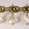 L224 Brass with Oval Light MOP buttons