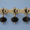 L299 Brass with oval Ebony
