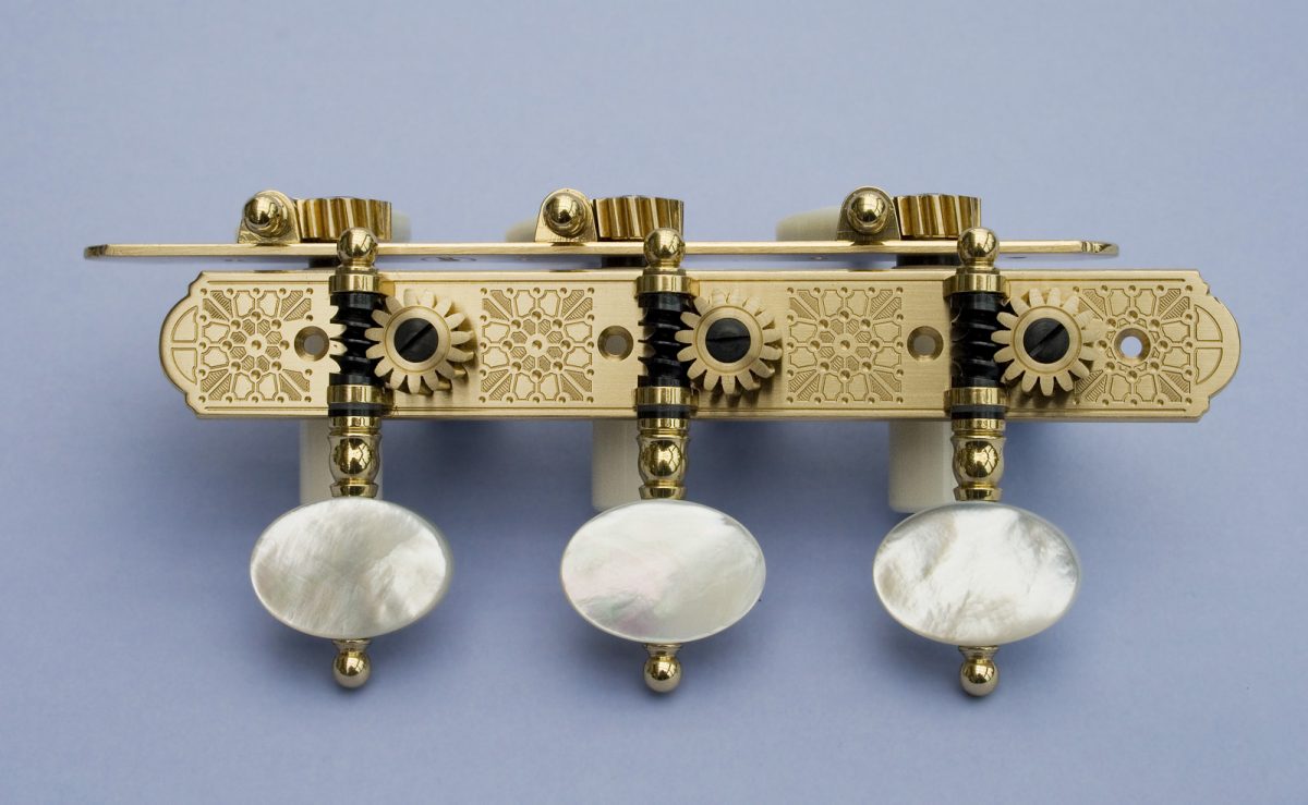 L333 Brass with Light MoP buttons