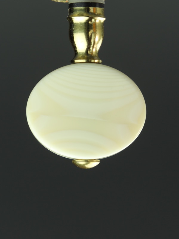 Small Oval Synthetic Ivory