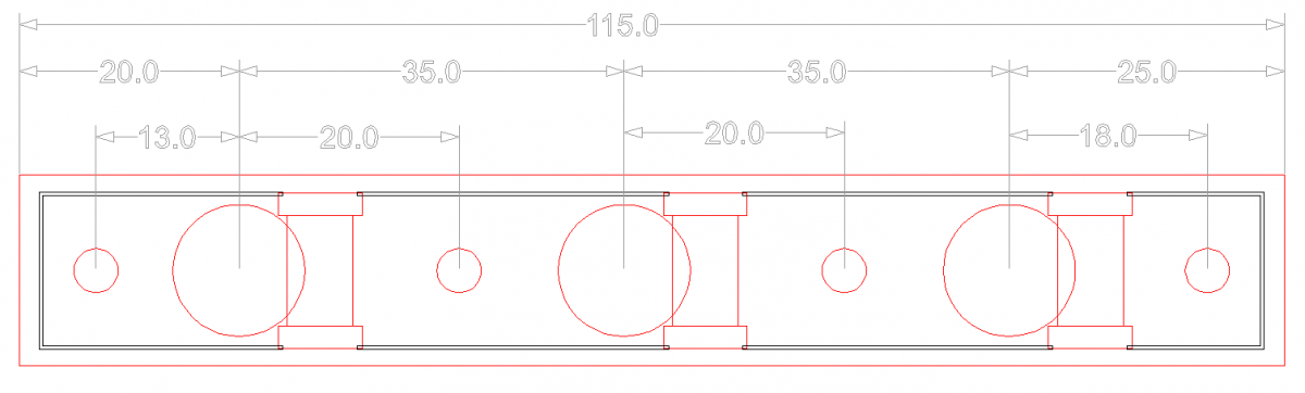 Burg 35x115 Dimensions