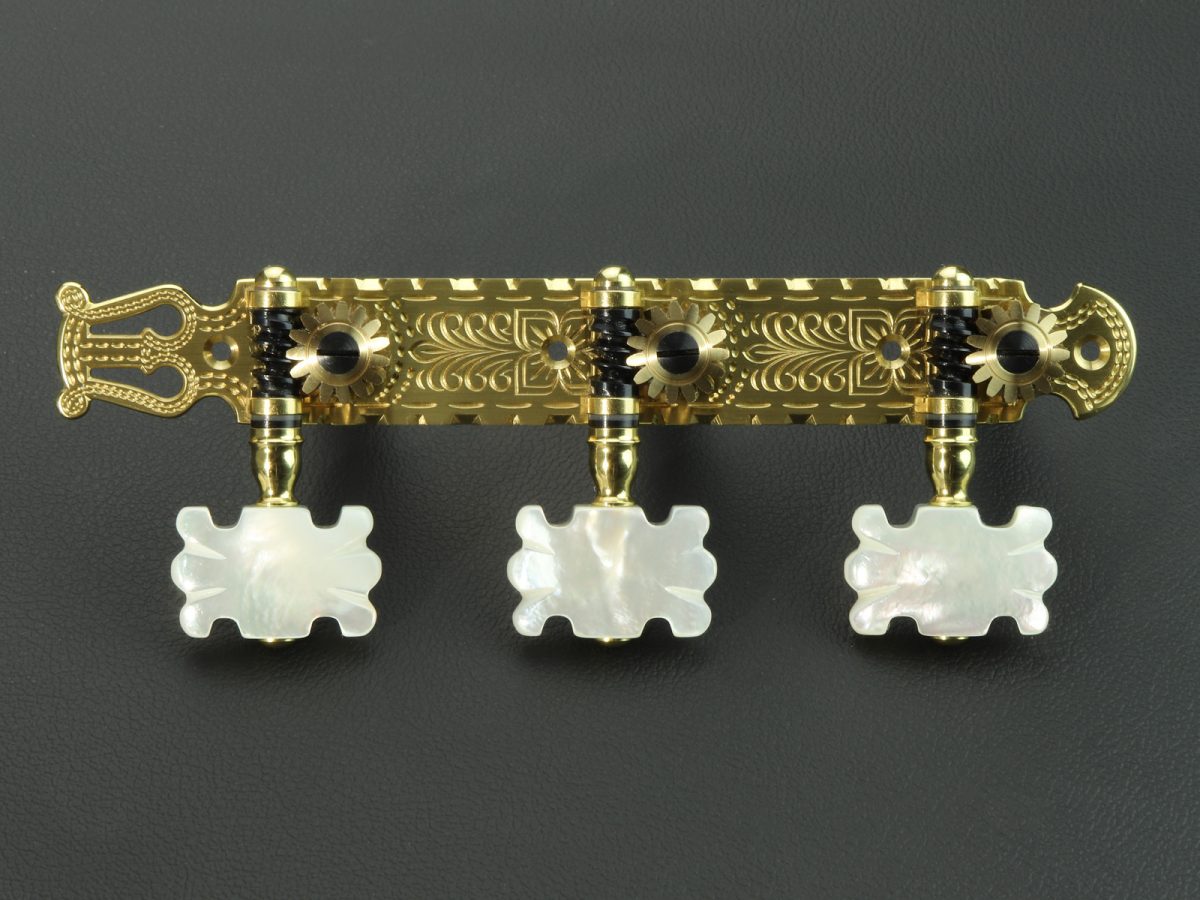 L698 Brass with MoP Butterfly buttons
