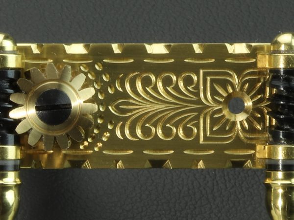 L698 Brass with MoP Butterfly buttons