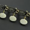 L708 Nickel Silver bone buttons