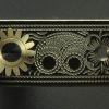 L708 Nickel Silver bone buttons