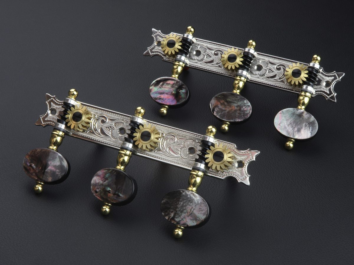 L635 Sterling silver Dark MoP